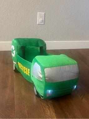 Kids Recycle/Garbage Truck Costume - Lights Up and Sounds